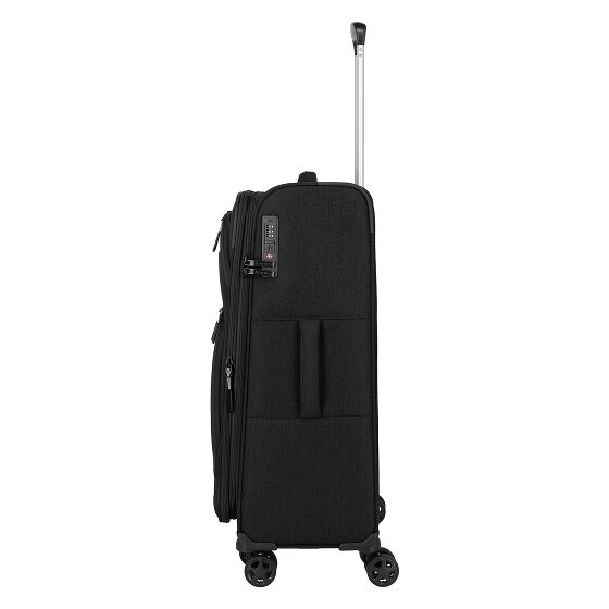 Travelite Kick Off 4 kółka Walizka M 67 cm z funkcją poszerzenia