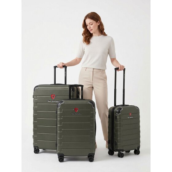 Tonino Lamborghini Walizka Tonino Lamborghini Milano 3-SET z elastycznym składaniem i walizką XL