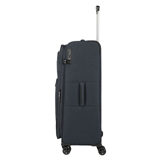 Travelite Kick Off 4 kółka Walizka L 78 cm z funkcją poszerzenia