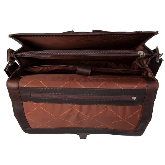 The Chesterfield Brand Stuttgart Teczka Skórzany 38 cm Komora na laptopa