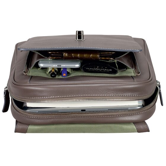 Leonhard Heyden Nizza Plecak miejski Skórzany 34 cm