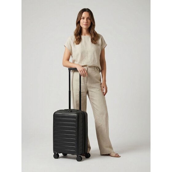 d&n Toronto 4 kółka Walizka kabinowy S 54 cm z plisą rozprężną