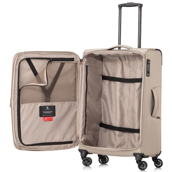 Pack Easy GoOn 4 kółka Walizka M 67 cm z plisą rozprężną