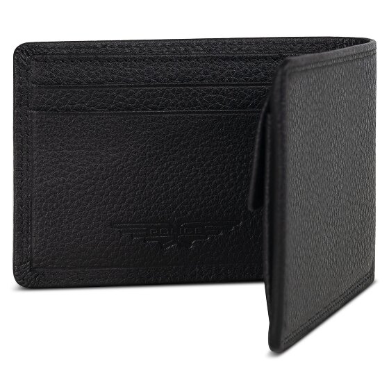 Police Portfel Ochrona RFID Skórzany 10.5 cm