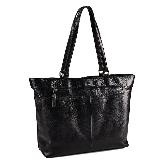 Burkely Fine Florence Shopper Bag Skórzany 37 cm Komora na laptopa