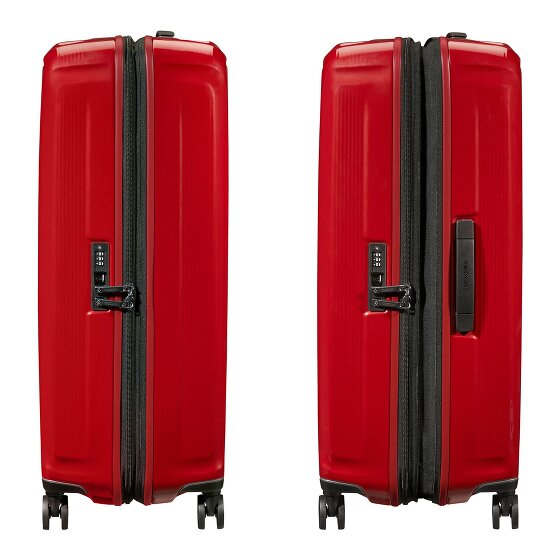 Samsonite Nuon 4 kółka Walizka 75 cm z plisą rozprężną