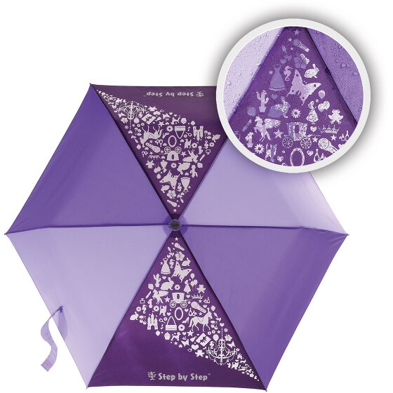 Step by Step Magic Rain Effect Parasolka dziecięca kieszonkowa 22,5 cm