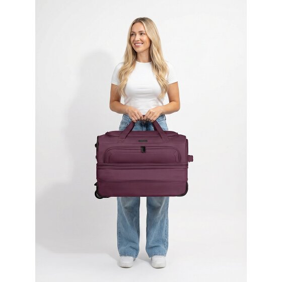 Redolz Torba podróżna na 2 kółkach Duffle Essentials 55 cm M z klapą rozporową