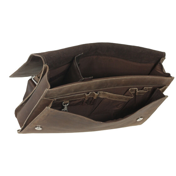 Harold's Antico Messenger Leather 38 cm Komora na laptopa