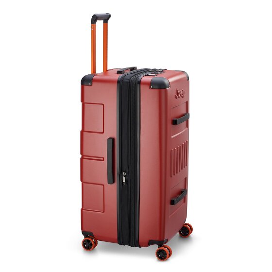 Jeep JH002B 4 kółka Walizka 80 cm z plisą rozprężną