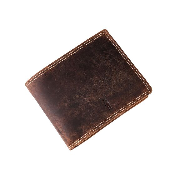 Jack Kinsky Baltimore 101 Portfel Ochrona RFID Skórzany 13 cm