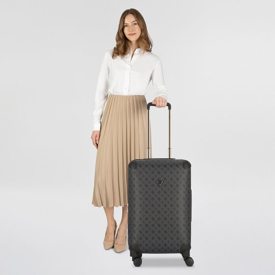 Guess Wilder 4 kółka Walizka 64 cm z plisą rozprężną