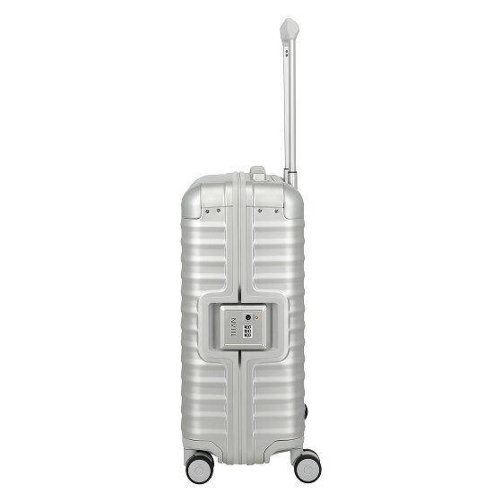 Titan Walizka kabinowa Eternity z 4 kółkami, Aluminium, 55 cm