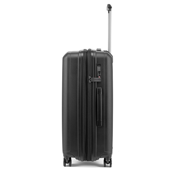 Epic Halo 4 kółka Walizka 66 cm z plisą rozprężną