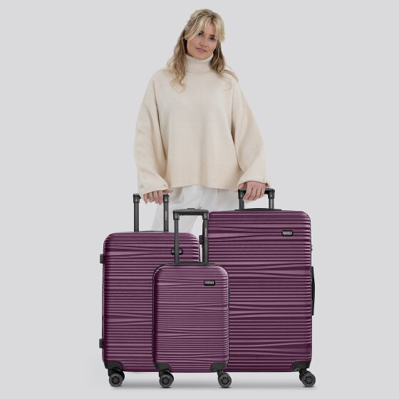 Redolz Essentials 16 3-SET 4 kółka Zestaw walizek 3-części