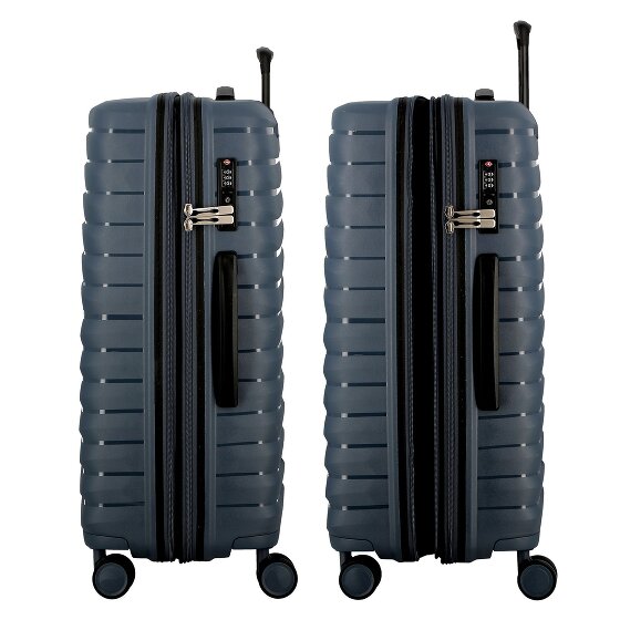 Jump Xwave 4 kółka Walizka 66 cm z plisą rozprężną