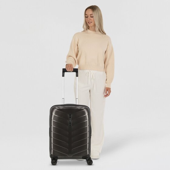 Samsonite Attrix 4 kółka Walizka kabinowa 55 cm z funkcją poszerzenia