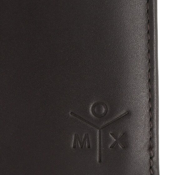 oxmox Leather Portfel Ochrona RFID Skóra 10 cm