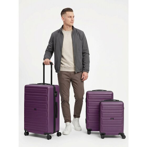 Redolz Essentials 08 3-SET 4 kółka Zestaw walizek 3-części
