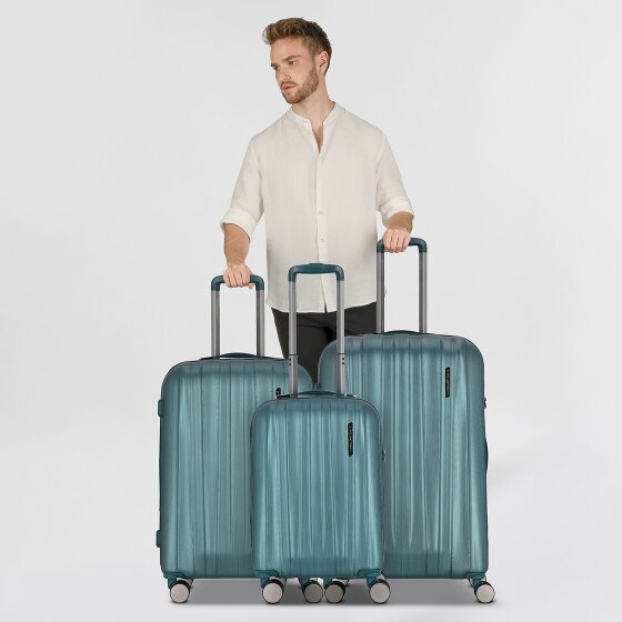 Polestream Moonrock 4 kółka Zestaw walizek 3-części z plisą rozprężną