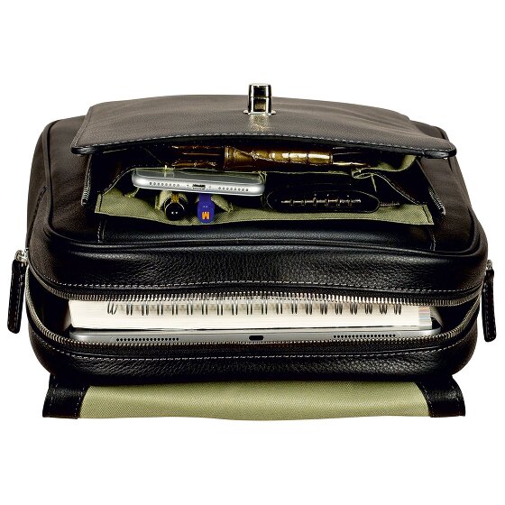 Leonhard Heyden Nizza Plecak miejski Skórzany 34 cm