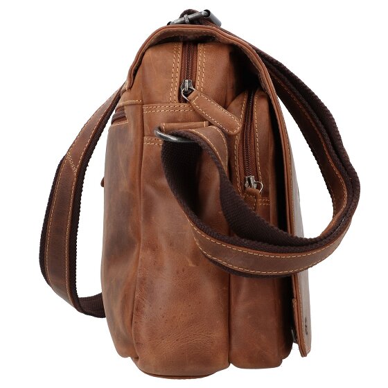 Greenburry Racing Collection Atlanta Briefcase Messenger Skórzany 36 cm