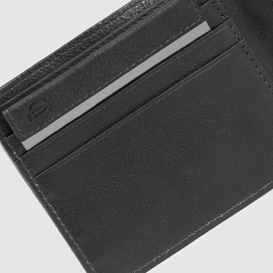 Piquadro Carl Portfel Ochrona RFID Skórzany 11 cm