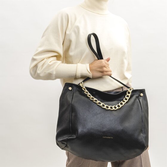 Lazarotti Milano Leather Shoulder Bag 41 cm