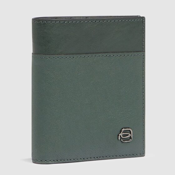 Piquadro Black Square Etui na karty kredytowe Ochrona RFID Skórzany 9 cm