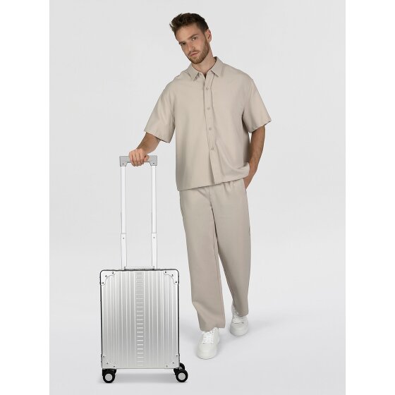 Aleon Aluminiowa walizka kabinowa na 4 kółkach, 50 cm, z przegrodą na laptopa