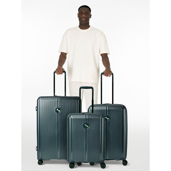 Polestream Paris 4 kółka Zestaw walizek 3-części z plisą rozprężną