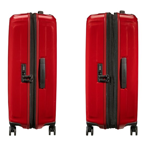Samsonite Nuon 4 kółka Walizka 69 cm z plisą rozprężną
