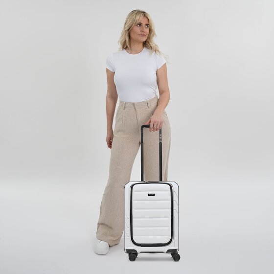 Redolz Essentials 17 4-kołowy wózek kabinowy 55 cm z miękką kieszenią na laptopa