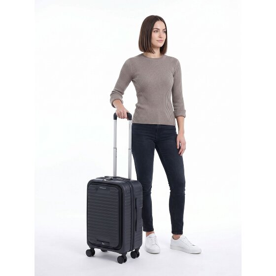 Hedgren Raku 4 kółka Walizka kabinowa 55 cm Komora na laptopa