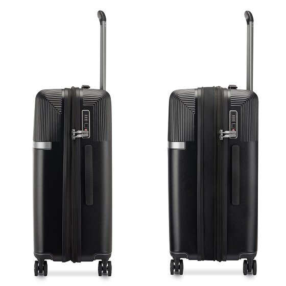 Roncato Airglam 4 kółka Zestaw walizek 3-części z plisą rozprężną