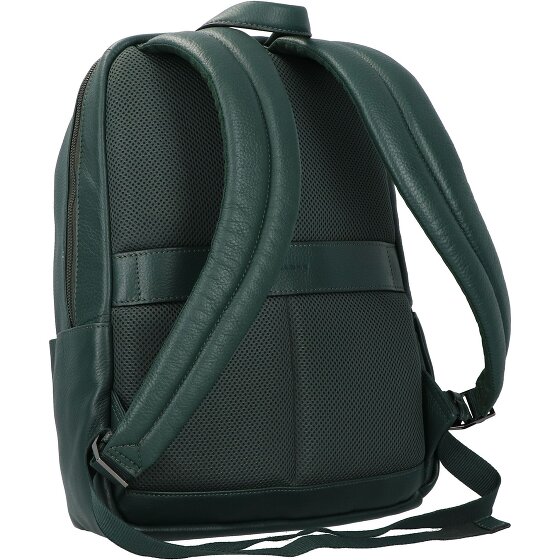 Piquadro Skórzany plecak Modus Special 39 cm z przegrodą na laptopa
