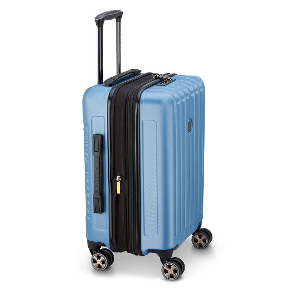 Delsey Paris Longitude 4 kółka Walizka kabinowy 55 cm z plisą rozprężną