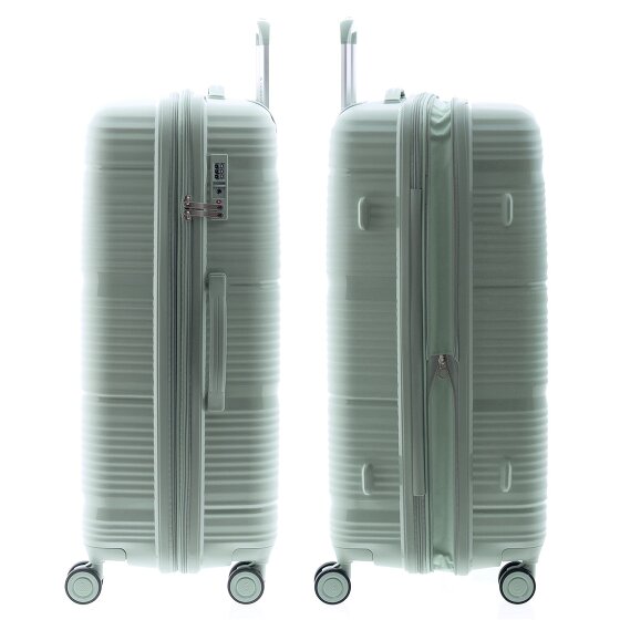 Gladiator 0800 4 kółka Walizka 76 cm z plisą rozprężną