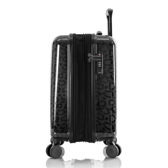 Heys Black Camo 4 kółka Walizka kabinowy S 53 cm z plisą rozprężną