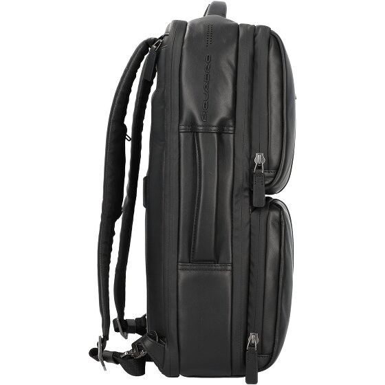 Piquadro Skórzany plecak Urban 44 cm z przegrodą na laptopa