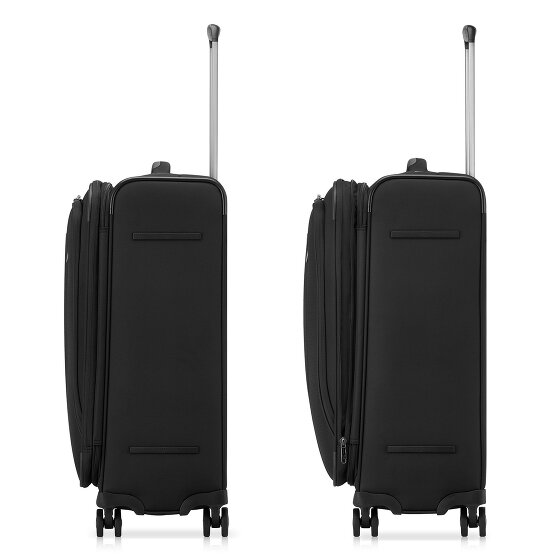 Roncato City 3.0 4 kółka Zestaw walizek 3-części z plisą rozprężną