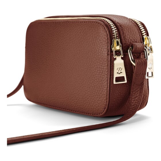 Lazarotti Skórzana torba na ramię z Bolonii Camera-Bag, skóra, z podwójnym zamkiem, 18 cm