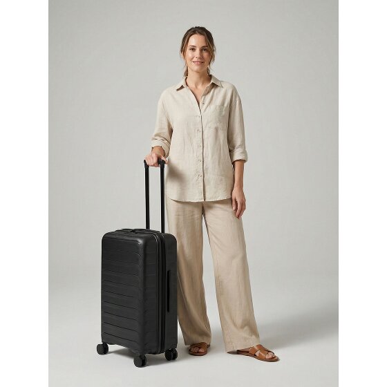 d&n Toronto 4 kółka Walizka M 65 cm z plisą rozprężną