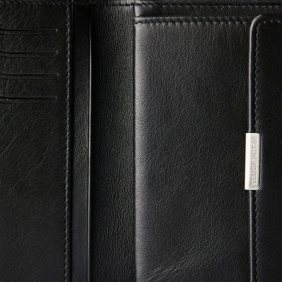 Braun Büffel Golf 3.0 Portfel Ochrona RFID Skórzany 12 cm