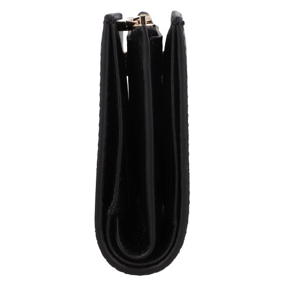 Coccinelle Metallic Portfel Ochrona RFID Skórzany 16 cm