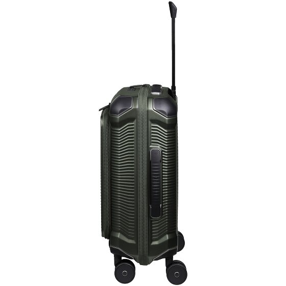 Travelite Millennium 4 kółka Walizka kabinowa 55 cm Komora na laptopa