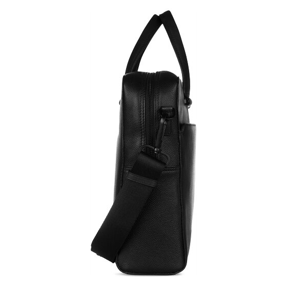 bugatti Black Teczka Skórzany 39 cm Komora na laptopa
