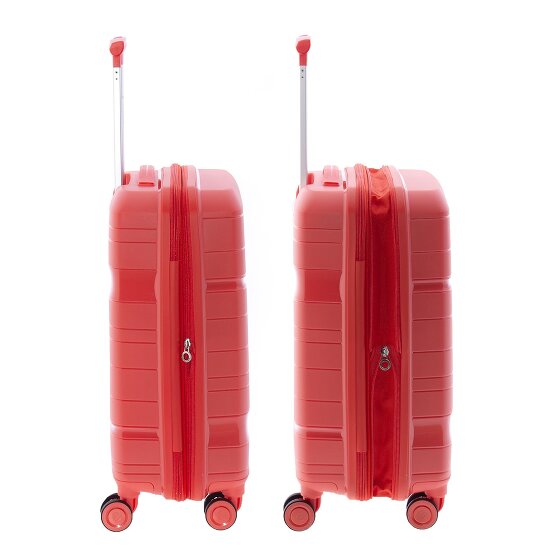Gladiator 3800 4 kółka Walizka kabinowy 55 cm z plisą rozprężną