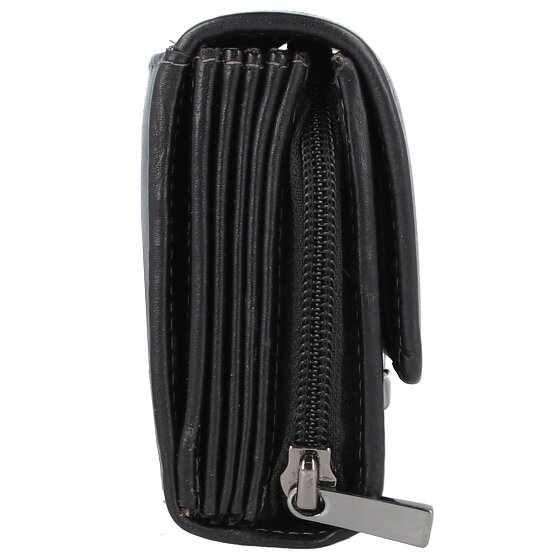 Greenland Nature Czarny Nappa Waiter Wallet RFID Leather 18 cm