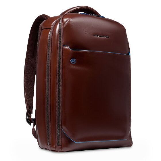 Piquadro Blue Square Plecak Skórzany 42 cm Komora na laptopa